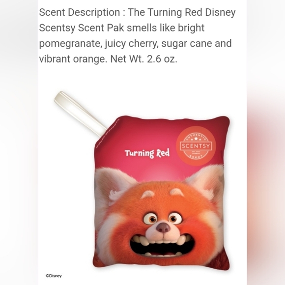 Scentsy Priya The Cheetah Buddy Disney Pixar Red Panda Scent Pak Pink Black Zoo - Picture 7 of 7
